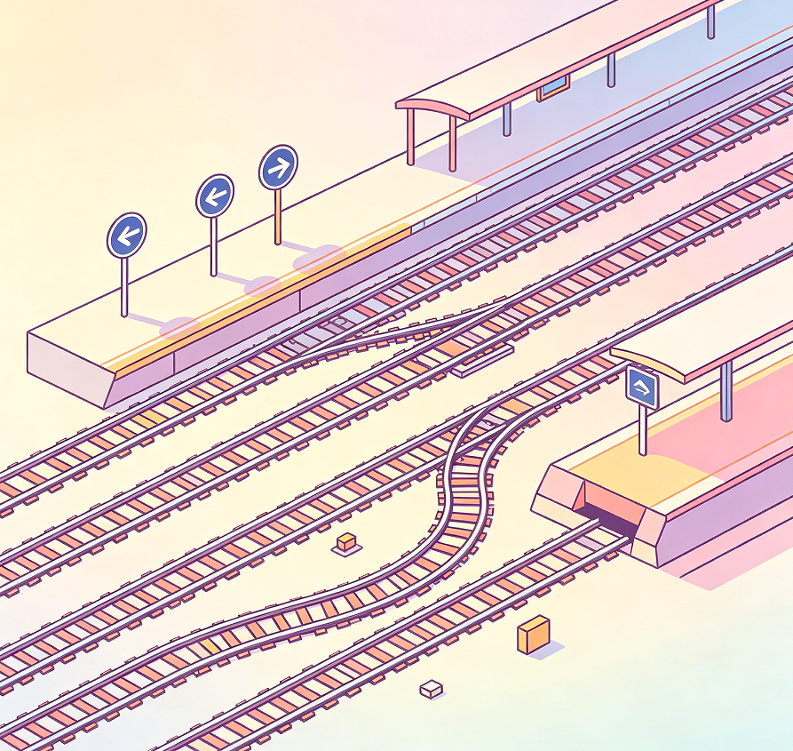 Colour Track: Railway Linking with Switches and Stations - Image 2