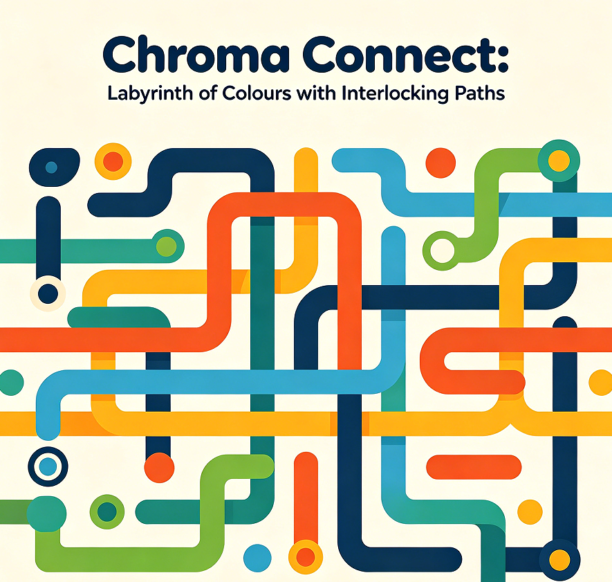 Chroma Connect: Labyrinth of Colours with Interlocking Paths