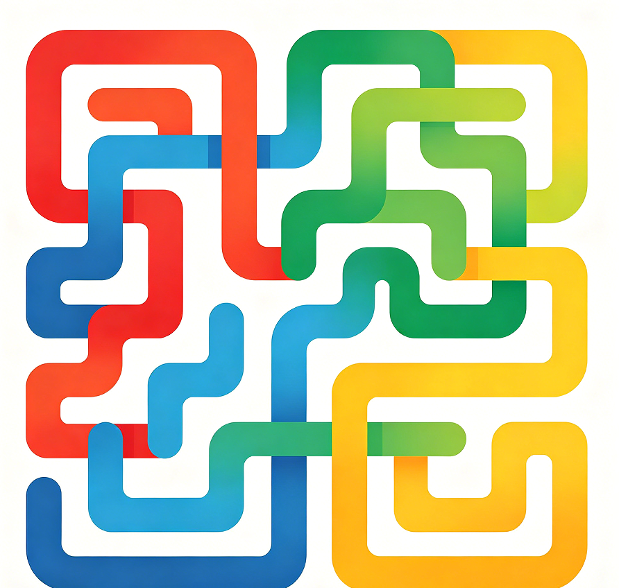 Chroma Connect: Labyrinth of Colours with Interlocking Paths - Image 2