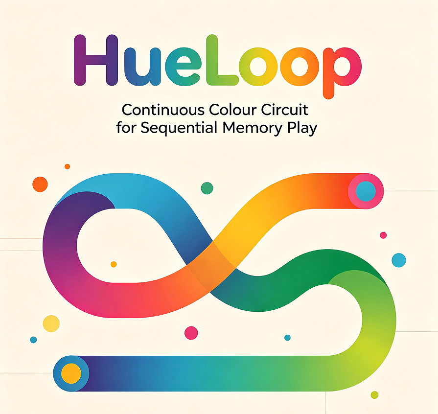 HueLoop: Continuous Colour Circuit for Sequential Memory Play